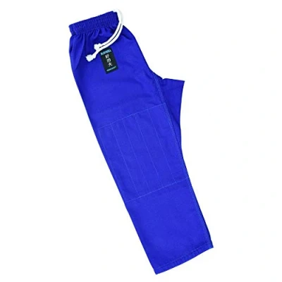 Image of Playwell Kids Elite BJJ Gi Training Pants (Trousers) Blue (M00)