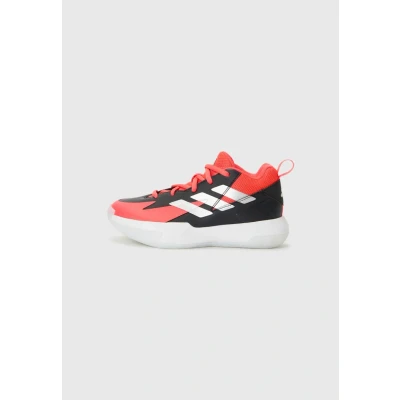 Image of adidas Cross Em Up Select Mid Trainers Kids Basketball Shoes, Lucid red/core Black/FTWR White, 11 UK Child