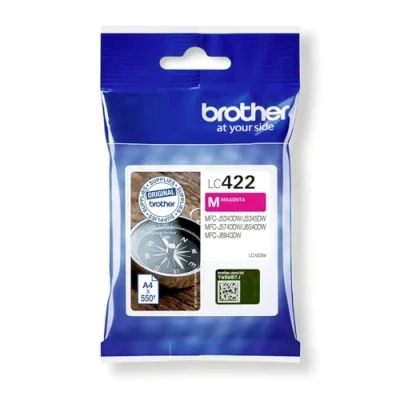 Image of Original Brother LC 422M Magenta Ink Cartridge for Approx. 550 Pages MFC J5340DW, J5345DW, J5740DW, J6540DW, J6940DW