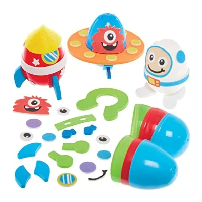 Image of Baker Ross FX530 Solar System Egg Kits Pack of 8, Arts and Craft for Kids
