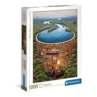 Image of Clementoni Collection 39603, Bibliodame Puzzle for Adults and Children 1000 Pieces, Ages 10 Years Plus