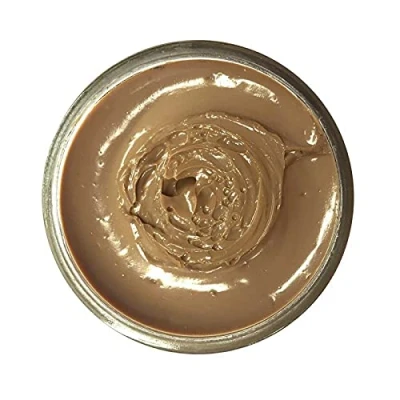 Image of Famaco 50ml Khaki Bamboo Leather Deluxe Cream Polish for Boot and Shoe with Application Brush Nourish Protector Kit Boots Shoes
