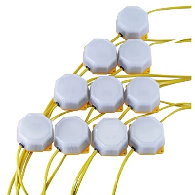 Image of Draper SMD LED Festoon String Lights, 4W, 3,800 Lumens, 22m (Set of 10)