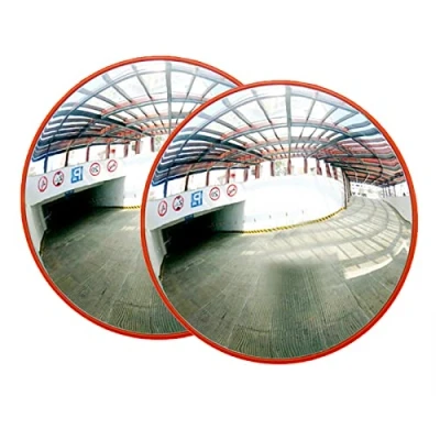 Image of 2 Pack Indoor Convex Mirror 30cm 12 inch Traffic Road Security Curved Polycarbonate for Shop Store Parking Lot Workshop Supermarket Wide Angle