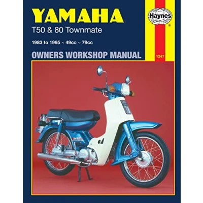 Image of Yamaha T50 &amp; 80 Townmate (83 95) Haynes Repair Manual (Paperback)