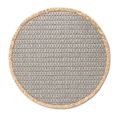 Image of Zeller Nature 27039 Place Mat Paper Mix Grey Approx. Diameter 38 cm