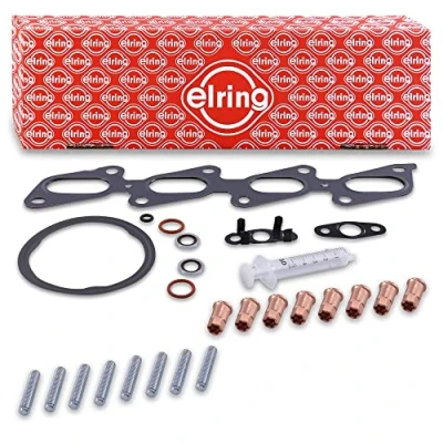 Image of 55565353, 55574901, 781040006, 7815040001, 7815040002 Mounting Kit, charger ELRING 521.100 with gaskets/seals bolts/screws VAUXHALL: ZAFIRA Mk3