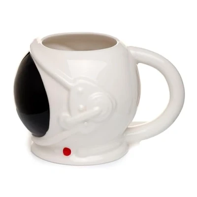 Image of Puckator Astronaut Space Helmet Ceramic Shaped Tea Coffee Mug Funny Home Accessories Cute Gifts for Girlfriend Large Mugs Men Women Hot Drinks Cups Presents Secret Santa Gift Cup Set