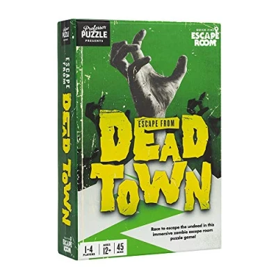 Image of Professor Puzzle Escape From The Dead Town Ages 12+ 1 4 Players 45 Minutes Playing Time, Green