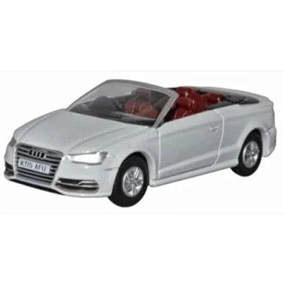 Image of Oxford Diecast Audi S3 Cabriolet Glacier White