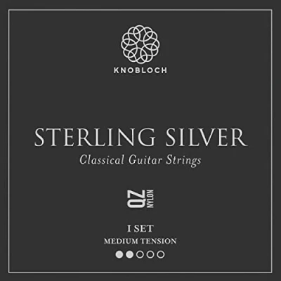 Image of KNOBLOCH STRINGS THE ART OF VIBRATION 300SSQ Sterling Silver QZ Nylon Medium Tension 33.5
