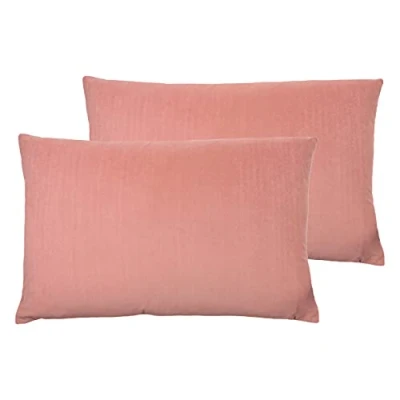 Image of furn. Contra Cushions (Twin Pack) Blush Size 40cm (w) x 60cm (l)