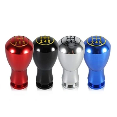 Image of Keenso 5 Speed Manual Stick Shift Knob, Universal Car Gear Knob Shifter Adapter Transmission for Honda Vehicle(Black) Gearheads/shifters Automotive Interior and