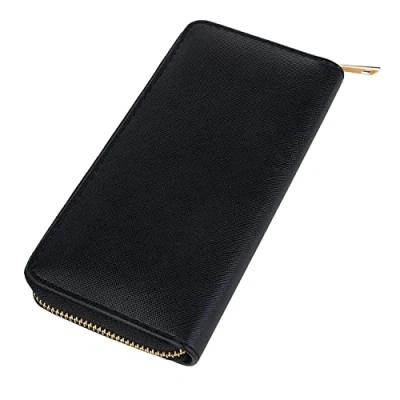 Image of DonDon Women’s Purse Wallet Pocket Plain Black