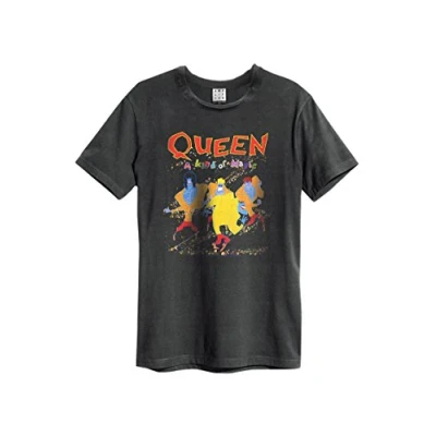 Image of Amplified Queen A Kind of Magic Charcoal Mens T Shirt (Large)