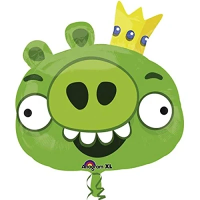 Image of Amscan International Super/Shape Angry Birds King Pig Party Accessory