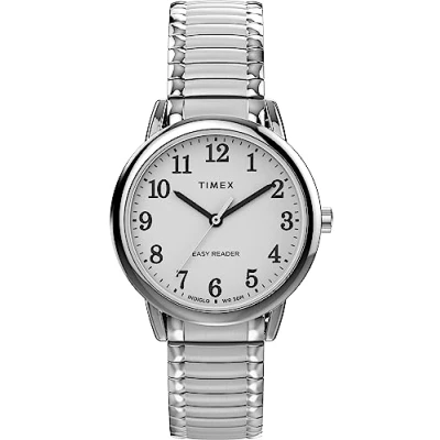 Image of Timex Easy Reader Classic Women&#039;s 30 mm Stainless Steel Strap Watch TW2V94700