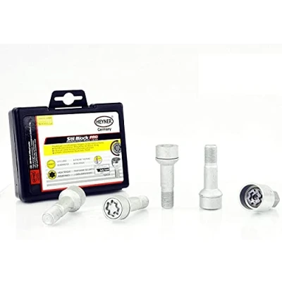 Image of HEYNER Germany Fits Mercedes M Class Stil Block PRO Locking Wheel Nuts M14x1,5 591/5