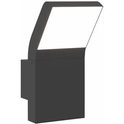 Image of vidaXL Outdoor LED Wall Light Black Die cast Aluminium