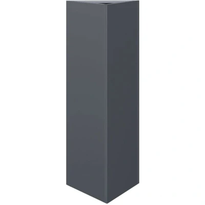 Image of vidaXL Garden Planter Anthracite Triangular 30x26x75 cm Steel