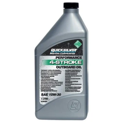 Image of Quicksilver Performance Outboard Engine Oil (4 Stroke). 1 Litre