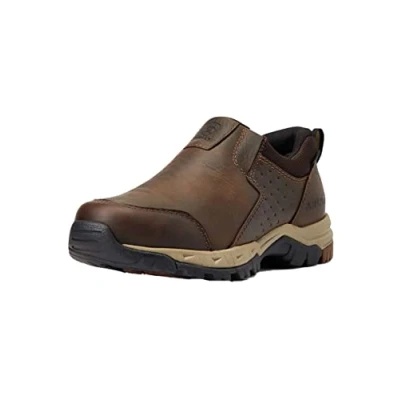 Image of ARIAT Womens Skyline Slip On Shoes Shoe Dark Brown Lightweight Waterproof Sprayproof Footwear UK Size 5.5