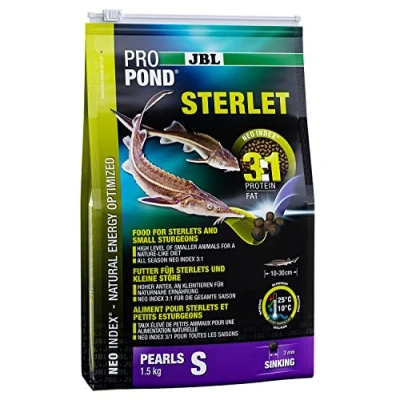 Image of JBL Small Sterlets and Sturgeon Sinking Feed Beads Special Food ProPond Sterlet 1.5kg