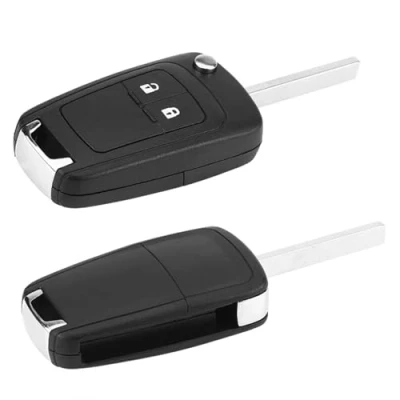 Image of Car key Fob Shell with 2 Buttons cover Compatible for Opel Vauxhall Astra Insignia Vectra fob, Case Remote Control