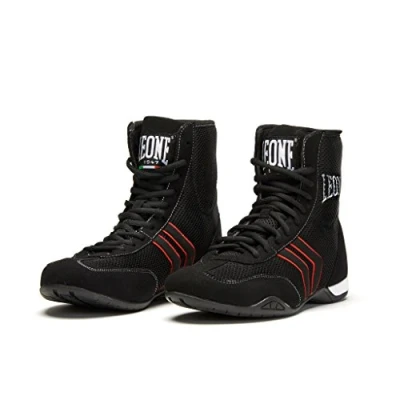 Image of LEONE 1947, Boxing Boots, Unisex Adult, Black, 45, CL188