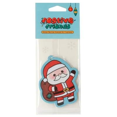 Image of Puckator Winter Berries Festive Friends Christmas Santa Air Freshener Diffuser Room Fragrance Fresheners For Home Bathroom Small Aroma Mist Scent Diffusers Odour Neutraliser
