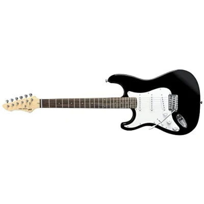 Image of PURE GEWA E Guitar black, Lefthand, RC 100