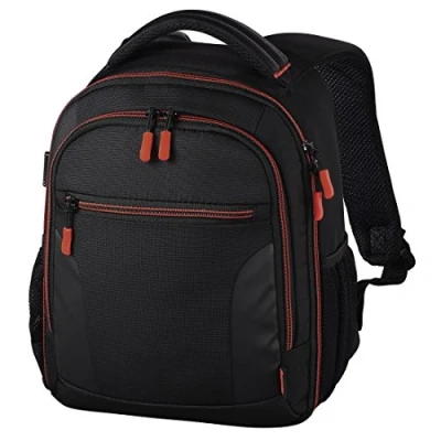Image of HAMA Miami 150 DSLR Camera Backpack Black &amp; Red,