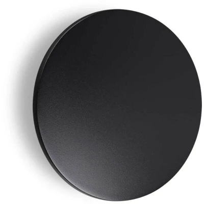 Image of Punto Integrated LED Outdoor Flush Wall Lamp Black 1850Lm 3000K IP54