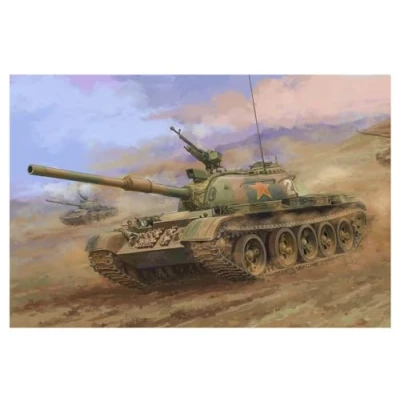 Image of Hobbyboss HBB84540 1:35 PLA 59 2 Medium Tank Scale Model Kit, Molded Color
