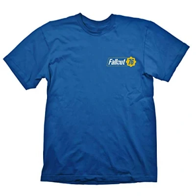 Image of Gaya Entertainment Fallout Vault 76 T Shirt Size L Blue