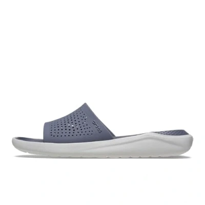 Image of Crocs Unisex LiteRide Slide Sandal, Storm, 4 UK