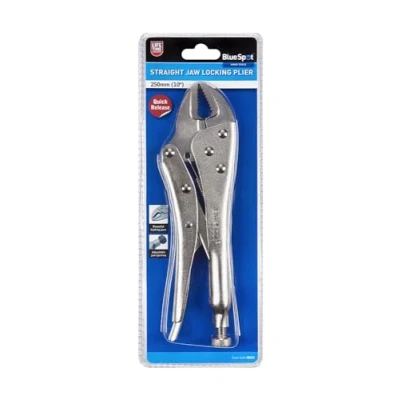 Image of Blue Spot Tools 250mm (10&quot;) Straight Jaw Locking Plier