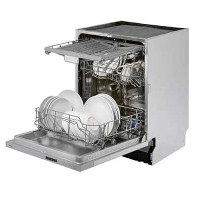 Image of Teknix TBD606 60cm 14 Place Fully Integrated Dishwasher with Top Cutlery Tray &amp; Info Light, E Energy Rating