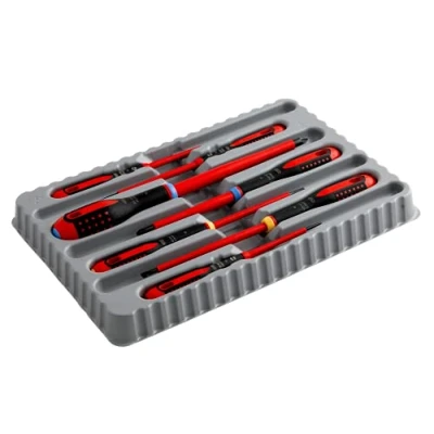 Image of Bahco 9888s BE VDE Ergo Slot/Pozi Screwdriver Set (7 Pieces)