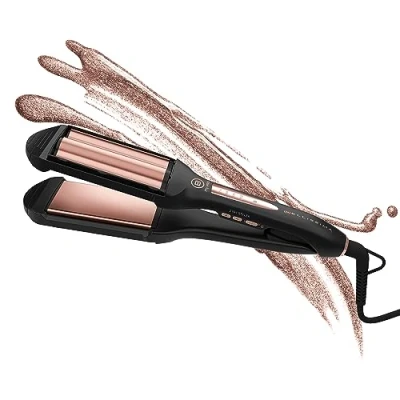 Image of Bellissima My Pro 2 in 1 Straight and Waves Hair Styler B29 100, Double Profile, Sleek or Beachy Waves, Ceramic Technology, 4 Variable Temperatures From 150 C to 210 C, UK Plug