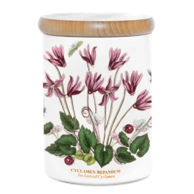 Image of Portmeirion Botanic Garden Storage Jar 5.5 Cyclamen
