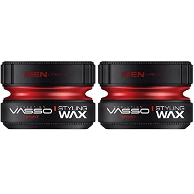 Image of VASSO EVOLUTION MEN CREATIVE PRO AQUA STYLING HAIR WAX RESIST 150ml 2 PCS OFFER