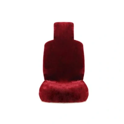 Image of Altlue Real Genuine Sheepskin Car Seat Covers For Cars SUV Trucks Van Motorhome Front Seats Fluffy Authentic Universal (1 Piece)
