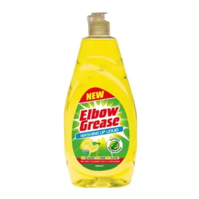Image of Elbow Grease Washing Up Liquid, Lemon Fresh 600ml