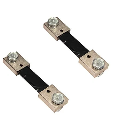 Image of Fasizi 2Pcs FL 2 100A 75MV DC Current Shunt Resistor For Ampere Panel Meter
