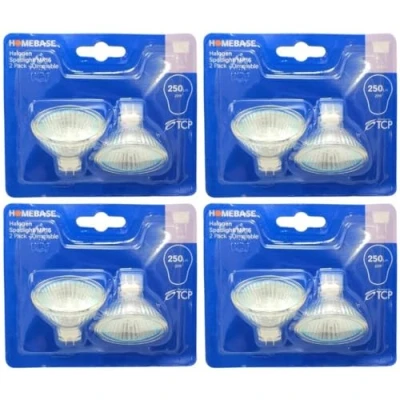 Image of FabFinds MR16 20W Halogen Spot Light Bulbs Dimmable White Warm (8)