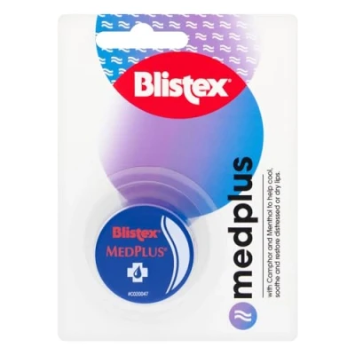Image of Blistex MedPlus Lip Balm Jar, Helps Soothe Dry and Chapped Lips, Multipack 7g x 5