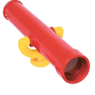 Image of Kids Childrenss Toy Telescope perfect for Climbing Frames, Tree House Play Dens Garden Fun (Red)