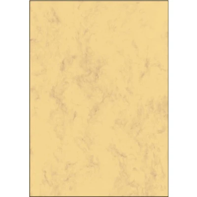 Image of SIGEL DP553 Marbled Writing Paper, A4, 200 gsm double sided, sand brown, 50 sheets