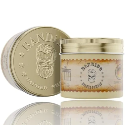 Image of Bandido Hair Styling Pomade Wax 125 ml Shine Look Maximum Strong Hold Deluxe